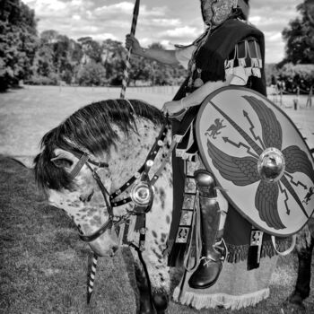 Photography titled "Der römische Reiter" by Leopold Brix, Original Artwork, Digital Photography