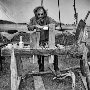 Fotografia zatytułowany „Der Drechsler” autorstwa Leopold Brix, Oryginalna praca, Fotografia cyfrowa