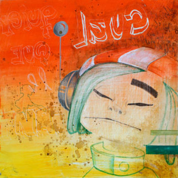 Peinture intitulée "DUNNY 3  leonrdo Te…" par Leo Tezcucano, Œuvre d'art originale