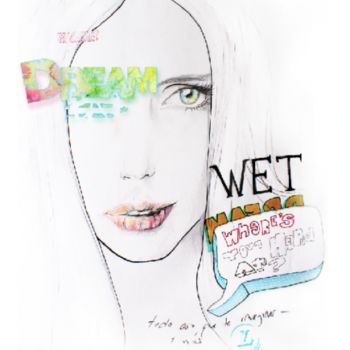 "wet DREAM leonardo…" başlıklı Tablo Leo Tezcucano tarafından, Orijinal sanat