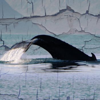 Photography titled "Humpback Whale" by Leo Tujak, Original Artwork, Manipulated Photography