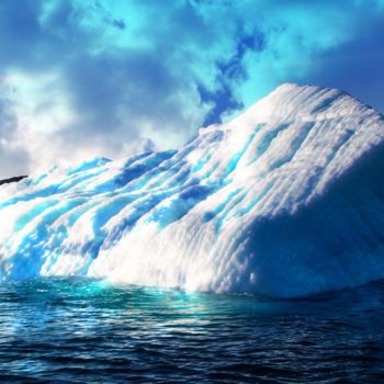 Photographie intitulée "Iceberg" par Leo Tujak, Œuvre d'art originale, Photographie numérique
