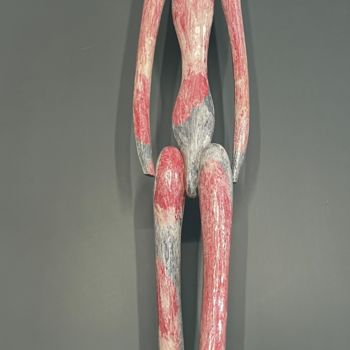 Sculpture intitulée "Homme debout - Aris…" par Philippe Batelier (Le Phi), Œuvre d'art originale, Acrylique
