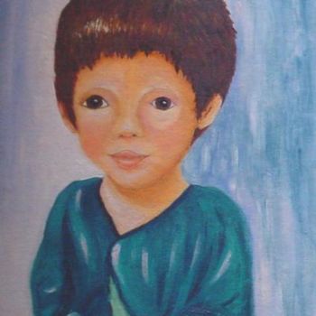 Painting titled "Titi gavroche" by Maryvonne Lepinoy (MARLEN), Original Artwork