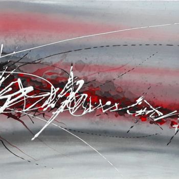 Malerei mit dem Titel "SKYGRAFF 9K" von Mk Lepolsk, Original-Kunstwerk, Öl