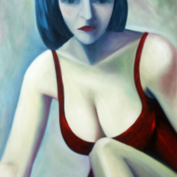 Pintura titulada "mujer" por Leriche, Obra de arte original, Oleo