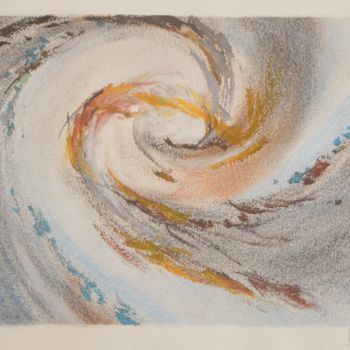 Pittura intitolato "galaxie V" da Jean-Michel Leroux, Opera d'arte originale, Acrilico