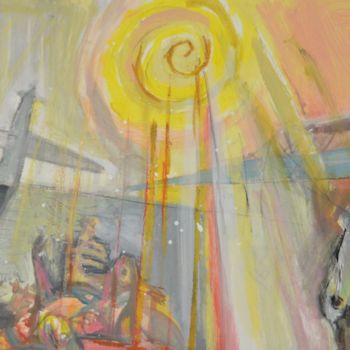Pittura intitolato "CECI EST LA FIN 1" da Jean-Michel Leroux, Opera d'arte originale, Acrilico