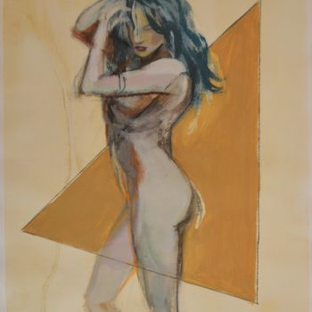 Peinture intitulée "Danse Rituel I" par Jean-Michel Leroux, Œuvre d'art originale, Acrylique