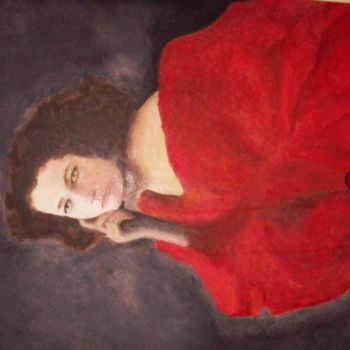 Painting titled "sarah" by Marc Lerude, Original Artwork