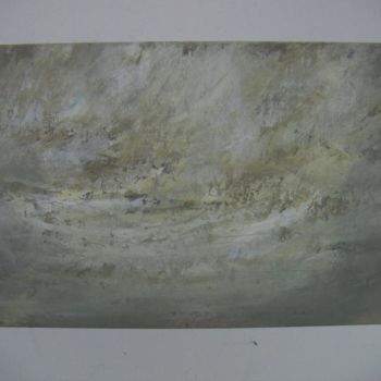 Painting titled "magie blanche" by Marc Lerude, Original Artwork