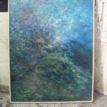 Painting titled "souvenir d'alpage" by Marc Lerude, Original Artwork