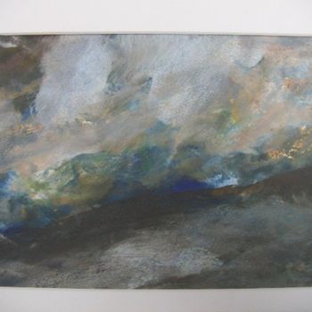 Peinture intitulée "orage" par Marc Lerude, Œuvre d'art originale