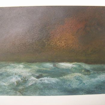 Peinture intitulée "OCEANIQUE" par Marc Lerude, Œuvre d'art originale