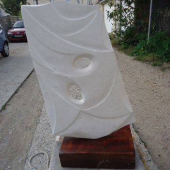 Sculpture intitulée "calcaire" par Marc Lerude, Œuvre d'art originale