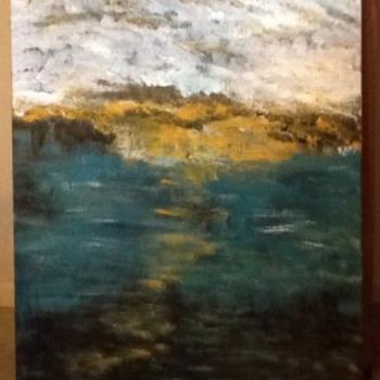 Painting titled "Abstrait" by M.Helene, Original Artwork, Acrylic