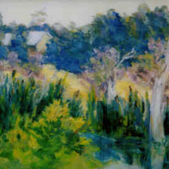 Painting titled "Bafflin View" by Lesley Braren, Original Artwork, Oil