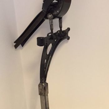 Sculpture titled "parrot" by Al, Original Artwork, Metals