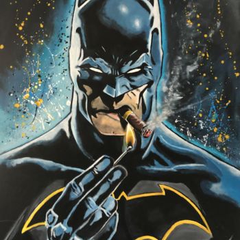 Batman Fun, Painting by "Yoz" | Artmajeur