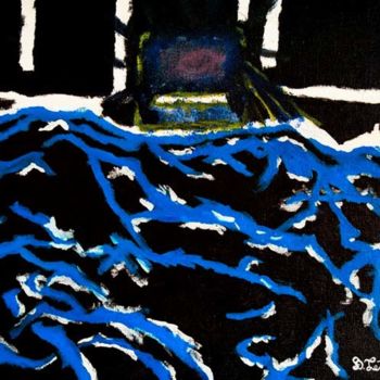 Peinture intitulée "1-premiere-obscure-…" par Letchoumayen, Œuvre d'art originale