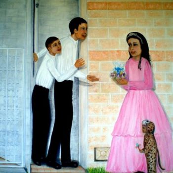Painting titled "Matana Purim!!!" by Socam, Original Artwork