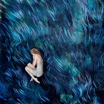 Painting titled ""Before the storm"" by Leyla Zhunus, Original Artwork, Acrylic