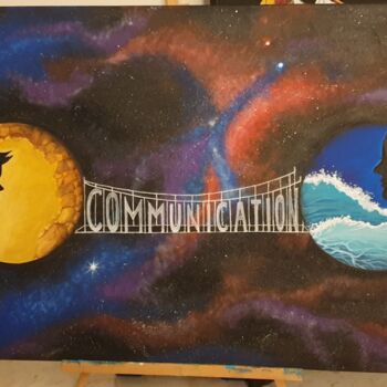 Painting titled "Venus and Mars" by Laila Bouzarwal, Original Artwork, Acrylic