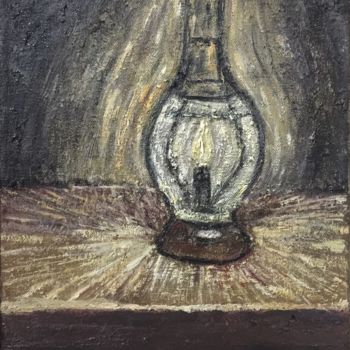 Painting titled "Light No.7" by Li Hui, Original Artwork, Oil