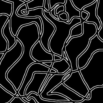 Digital Arts με τίτλο "Dancing lines" από Lia Chechelashvili, Αυθεντικά έργα τέχνης, 2D ψηφιακή εργασία