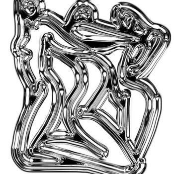 Arte digitale intitolato "Three graces" da Lia Chechelashvili, Opera d'arte originale, Altro