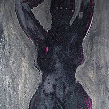 Painting titled "Silhouette" by Liaannethibout, Original Artwork, Oil