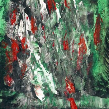 제목이 "vert le rouge /12"인 미술작품 Liam G Déziel로, 원작, 기름