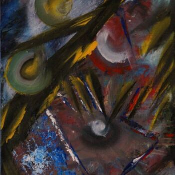 Peinture intitulée "Une main / 86" par Liam G Déziel, Œuvre d'art originale, Huile