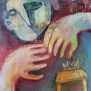Peinture intitulée "Desire for power" par Liana Asatryan, Œuvre d'art originale, Huile