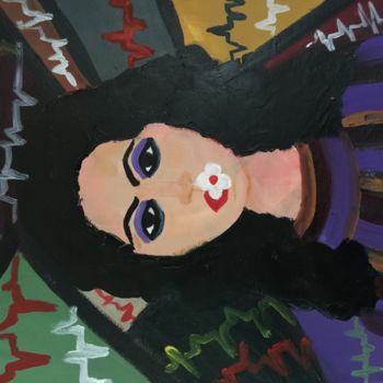 Pintura titulada "Batito" por Liana Branzas, Obra de arte original, Acrílico