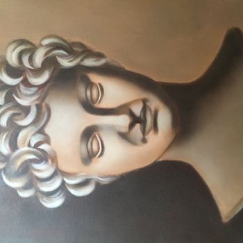 Painting titled "LES YEUX DU MONDE" by Liana Branzas, Original Artwork, Acrylic