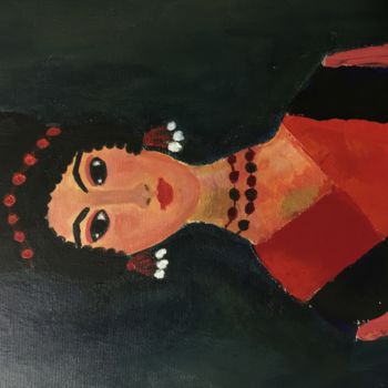 Painting titled "ESPÉRER" by Liana Branzas, Original Artwork, Acrylic