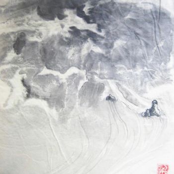 Painting titled "River" by Gwen Liang, Original Artwork, Other