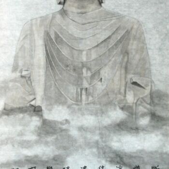 绘画 标题为“卢舍那佛-断恶修善(Buddha-Br…” 由梁建中—Liangjianzhong, 原创艺术品, 油