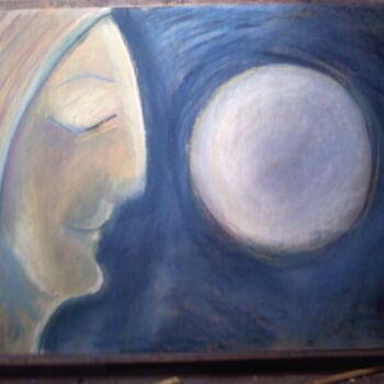 Картина под названием "Ощущение Луны (Стар…" - Liap-In-Art, Подлинное произведение искусства, Другой