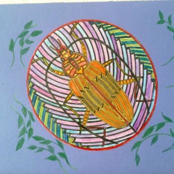 Painting titled "INSECTESSSSS" by Isabo Ladyhawke, Original Artwork