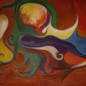Pintura intitulada "EXTRAVANGANCA" por Isabo Ladyhawke, Obras de arte originais