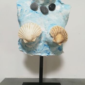 Sculpture titled "SUMMER ART" by Licia Trobia, Original Artwork, Plaster