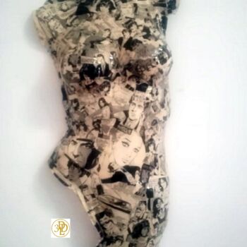 Γλυπτική με τίτλο "Busto Diabolik Art" από Licia Trobia, Αυθεντικά έργα τέχνης, Ποτήρι