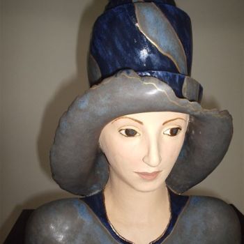 Sculpture titled "Chapeau" by Lida Baas, Original Artwork