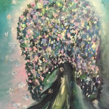 Pittura intitolato "tree of life" da Lidi Fon Rid, Opera d'arte originale, Olio