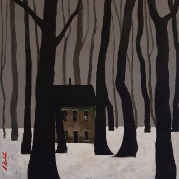 Painting titled "FORESTS" by Lidia Zadeh Petrescu, Original Artwork, Acrylic