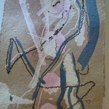 Art textile intitulée "Composition" par Lyria, Œuvre d'art originale