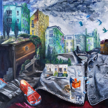 Peinture intitulée "Landscapes in my ho…" par Lidia Gajek, Œuvre d'art originale, Huile