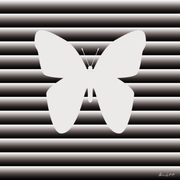 Digitale Kunst mit dem Titel "Batterfly effect in…" von Lidia Gajek, Original-Kunstwerk, 2D digitale Arbeit